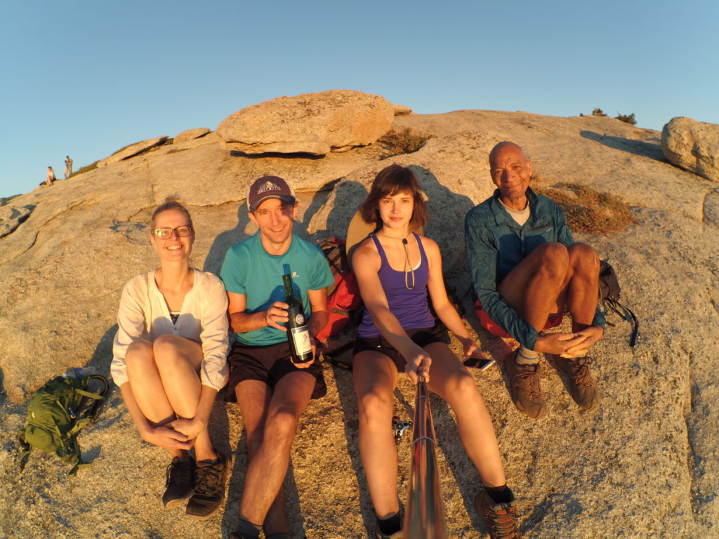 Well deserved rest on Sentinel Dome :)