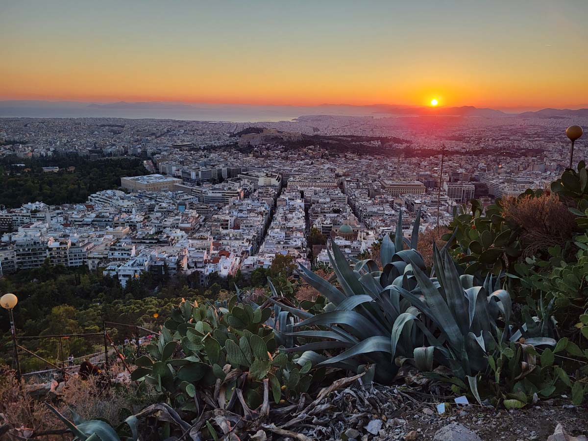 ateny atrakcje punkt widokowy